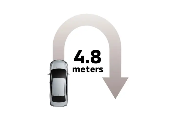 Thanks to an extremely tight turning radius (one of the smallest in its class) the Attrage is easy to maneuver through narrow city streets and into crowded parking spaces. For a mid-sized saloon, this makes it immensely practical.