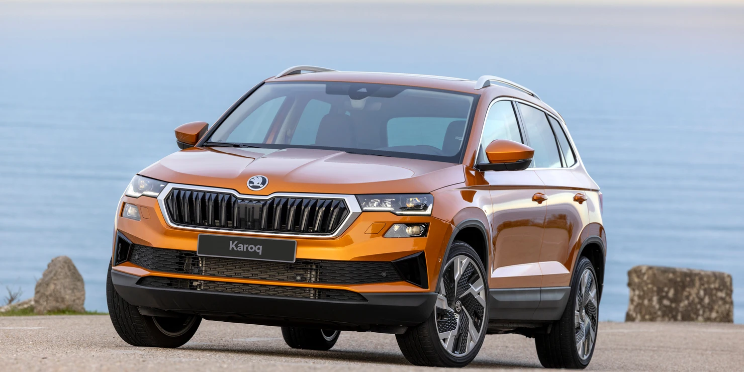 The revised Karoq will impress you with its robust appearance, redesigned grille and distinctive headlights.