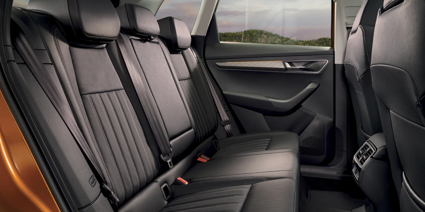 There is comfort and space in all directions – even for the rear passengers.