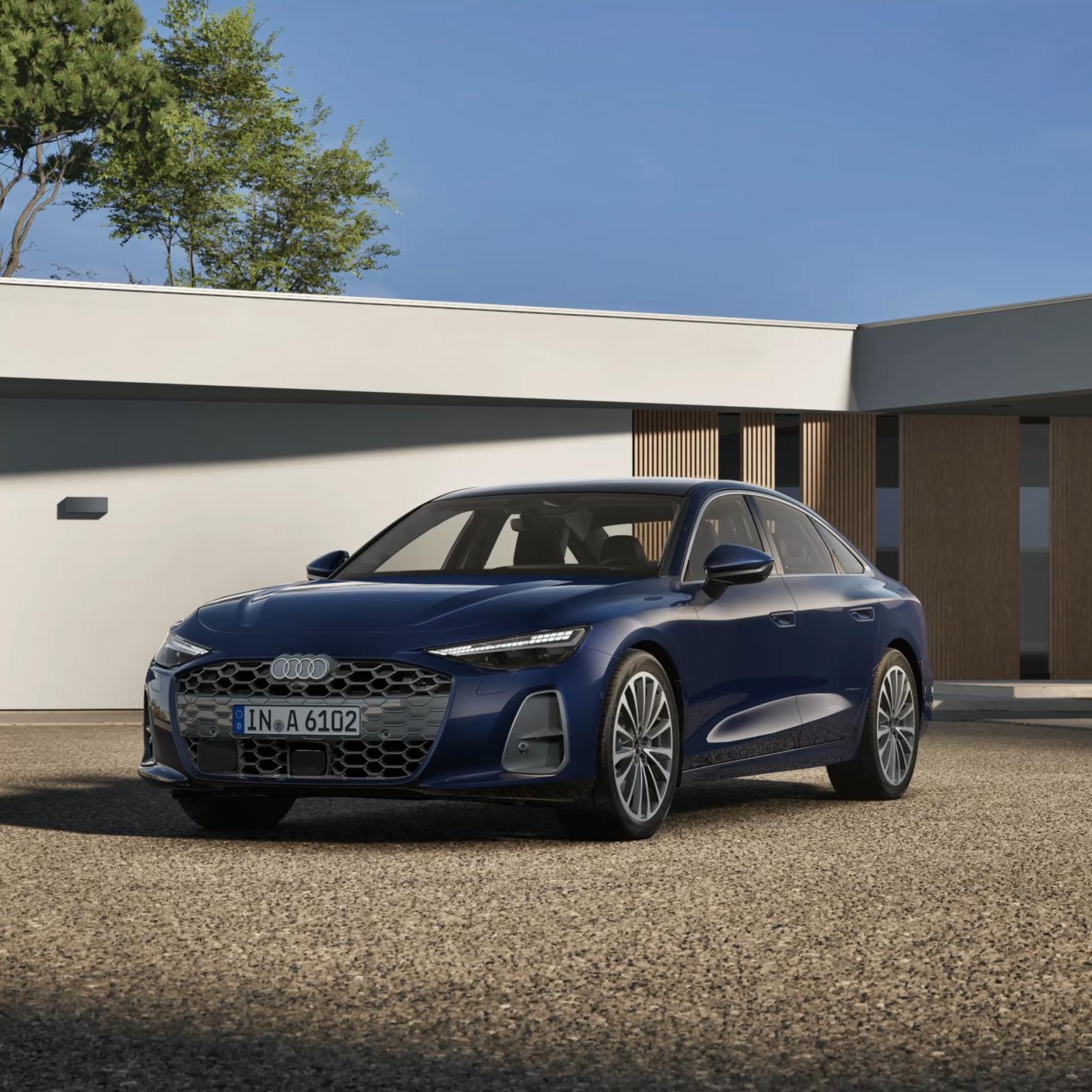 Impressive proportions and progressive design with clear lines and surfaces give the new Audi A6 Sedan an elegant appearance.