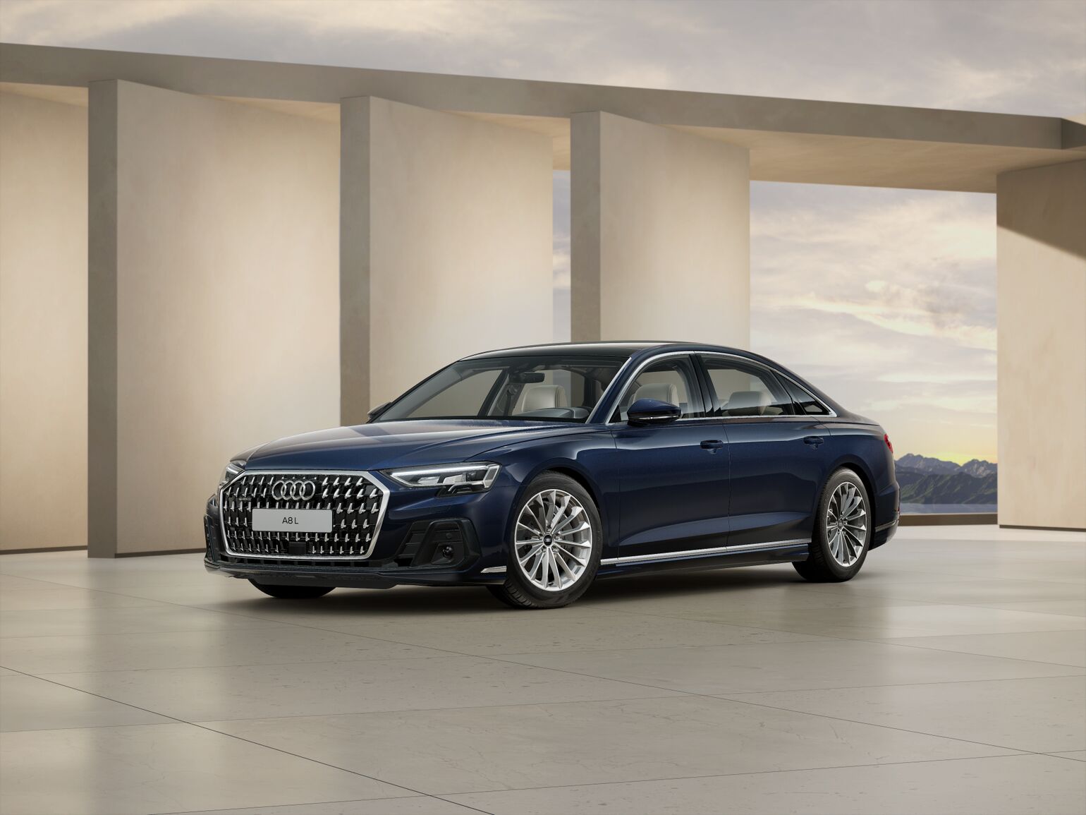 Gloss chrome on the front, rear and optionally on the door handles adds elegant accents and provides a special contrast to the vehicle paint ﬁnish.