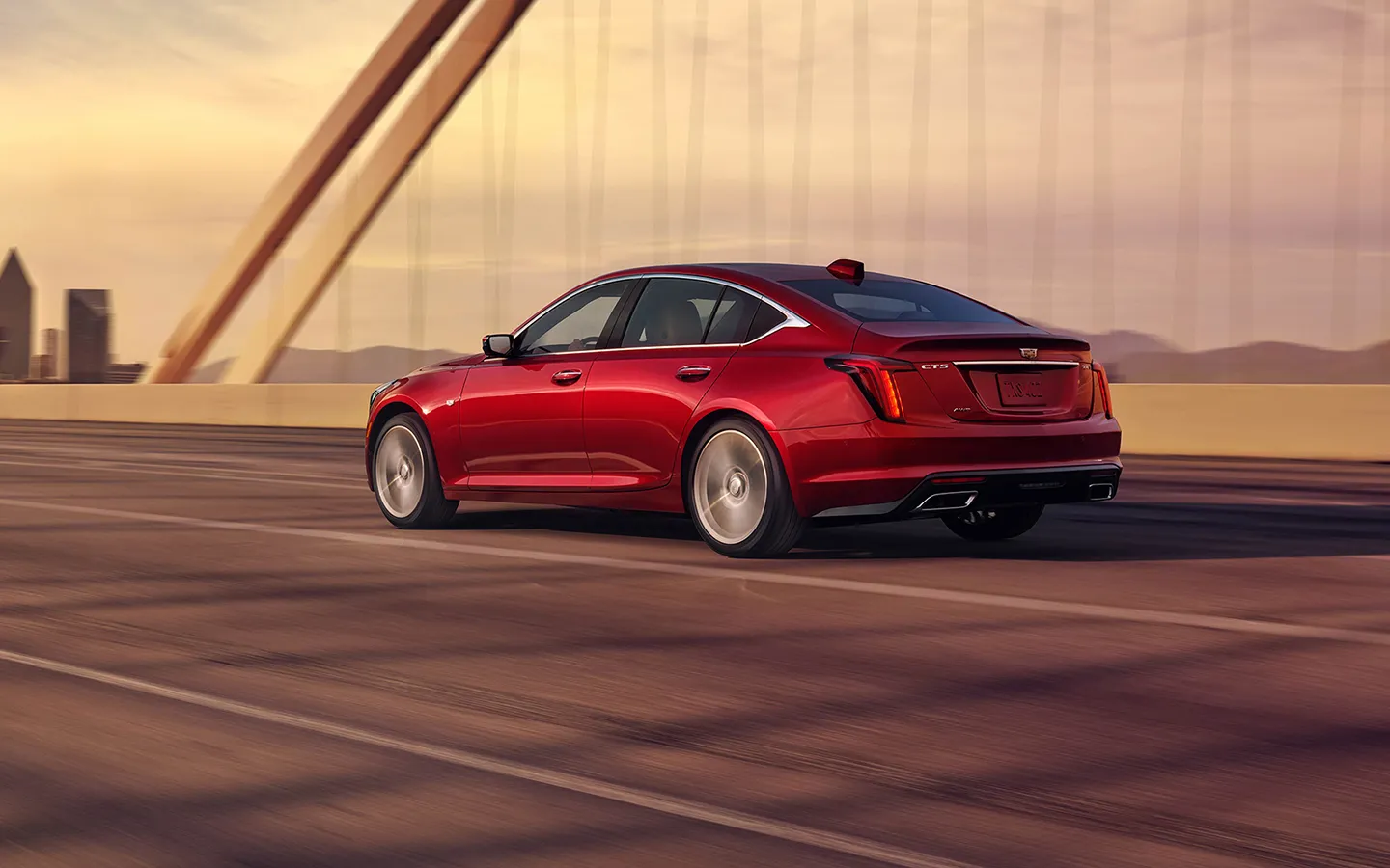 The advanced 10-speed automatic transmission is paired with the latest generation of Electronic Precision Shift, which replaces the traditional shifter with a sleek, console-mounted lever that shifts gears electronically. And for the tactile thrill of control, CT5 features standard paddle shifters.