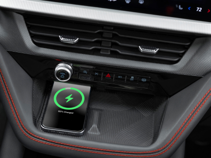 The wireless charging pad makes your life much easier. And for added convenience, there are charging ports located throughout the vehicle.