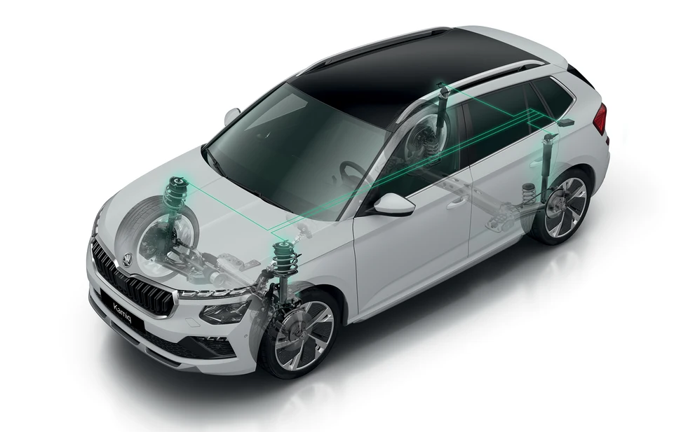 If you like a dynamic ride, Sport Chassis Control is made for you. This includes adjustable shock absorbers with two modes – Normal and Sport. The dynamic Sport mode delivers firmer features for a sportier experience and more intense connection to the road. The system always comes with Driving Mode Select.