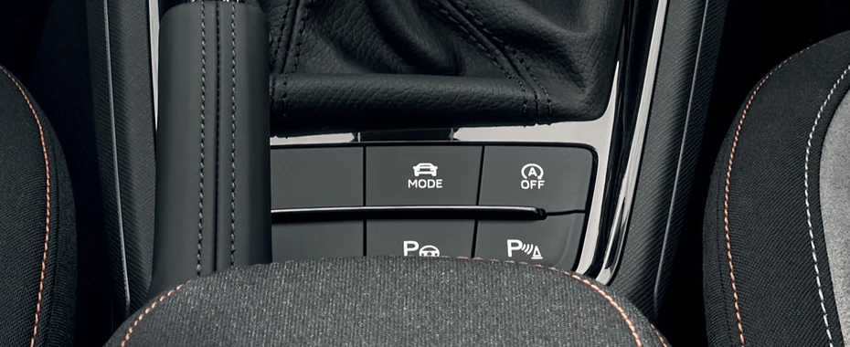 Driving Mode Select allows you to set the car’s parameters and behavior to your needs or mood. The main principle is that there are four driving modes to choose from: Normal, Sport, Eco and Individual. These modes adjust the settings of the engine, the DSG gearbox, the Sport Chassis Control, power steering, air-conditioning, etc.