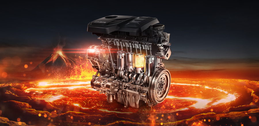 The 2.0TGDI engine has the maximum power of 254 hp, torque 390 N.m, fuel consumption 14.9KM/L.