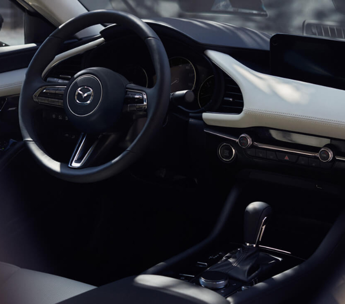 Wherever you’re headed, discover life’s experiences while settled in the cabin of the Mazda3. Meticulously crafted by the Mazda Takumi––artisans and craftsmen who hone their skills for years, even decades, to achieve mastery. Materials and finishes selectively chosen by them––tailored just for you. From designer to driver, this connection creates a formidable bond between you and your Mazda.