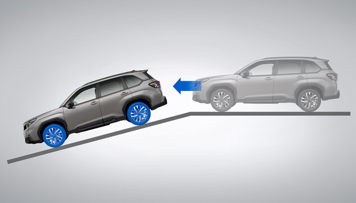 Hill Descent Control helps maintain a controlled and constant speed even on slippery downhills, adding even more peace of mind to your drive.