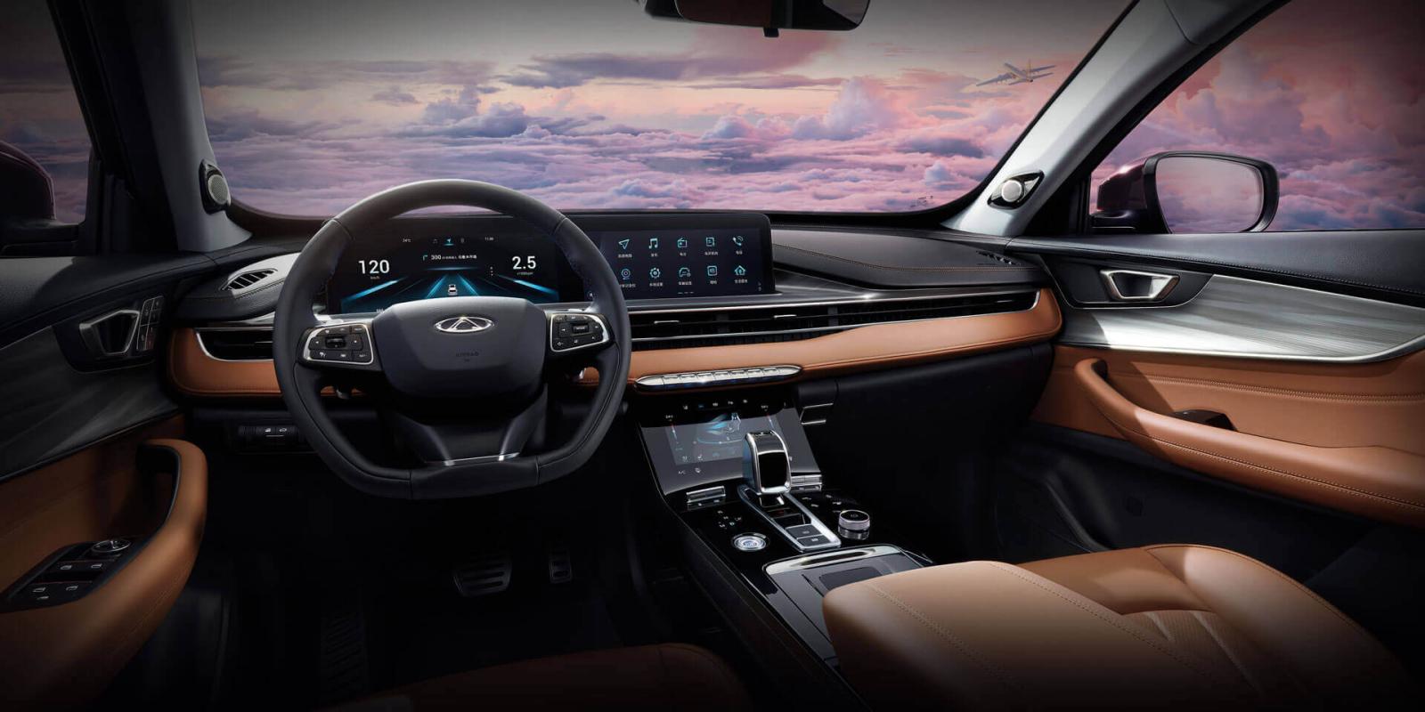 - The horizontal integrated dashboard is symmetrical left and right, comfortable and elegant. The screens and knobs after zoning are easy to operate and upgrade.
- With luxurious and dynamic tech, the seat is designed with surround-wide schematics, luxurious quality and elegant interior.