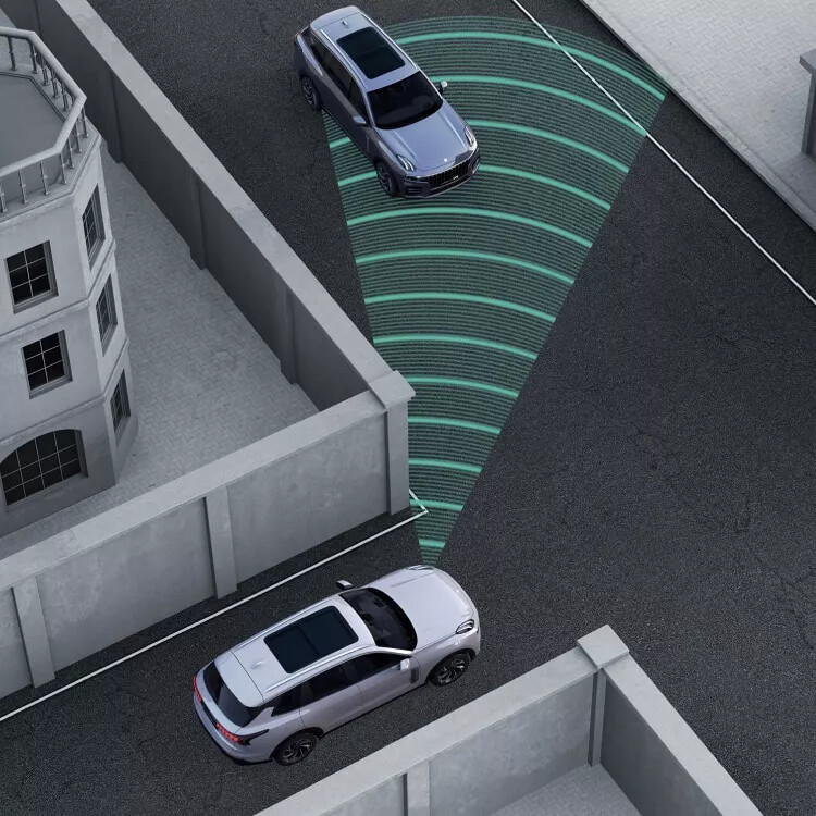 Intelligent front cross traffic detection.