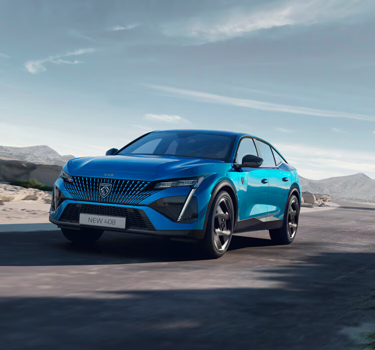 Inspiring Fastback shape. Sleek. Latest generation PEUGEOT-i-Cockpit®. Give yourself the freedom to choose.