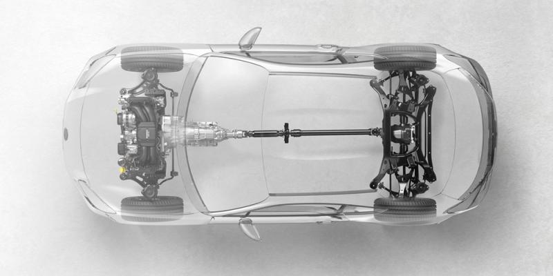 The SUBARU BRZ‘s near-perfect front/rear weight distribution provides amazing balance and traction control when accelerating, decelerating, and cornering, helping the driver keep balanced for a truly sporty driving experience.