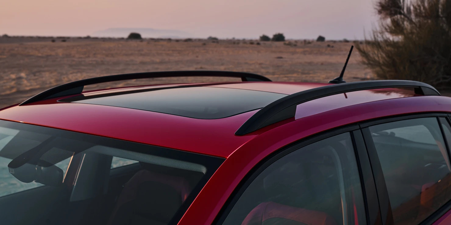 The sky is just a button away with an electric sunroof, enjoy a view of the stars wherever you go