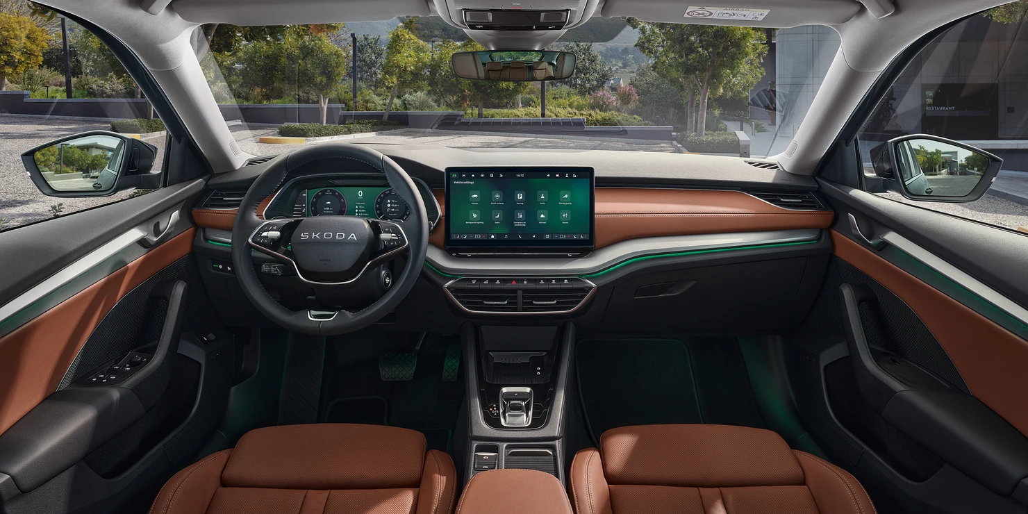 An interior with exemplary ergonomics and precision craftsmanship.