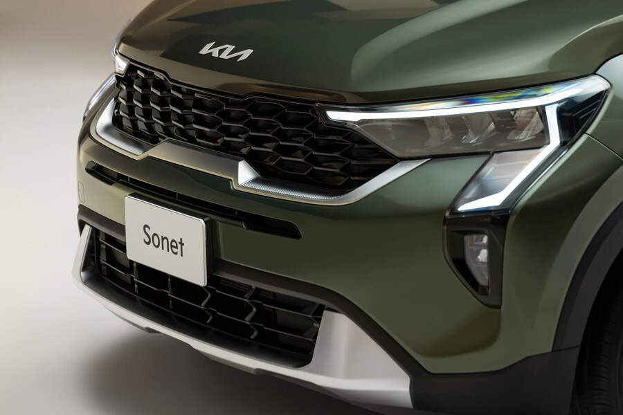 LED daytime running lamp with a unique signature design, creating a stylish lighting image.
