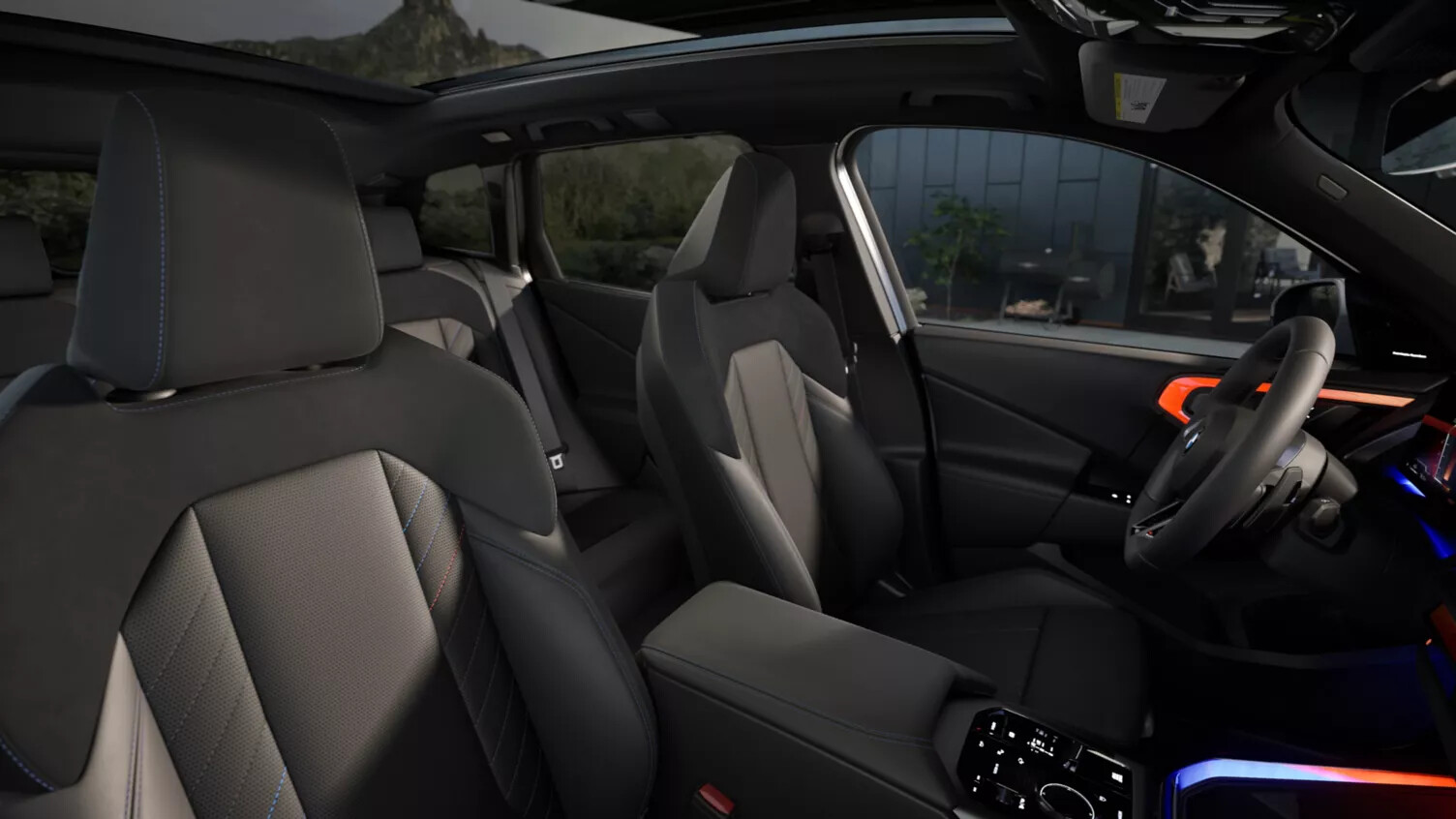 The interior of the X3 is contemporary yet comfortable with its luxurious finishes and minimalist approach. The latest technology, including the expansive 14.9` BMW Curved Display and BMW Interaction Bar, keep you engaged and entertained on the road.