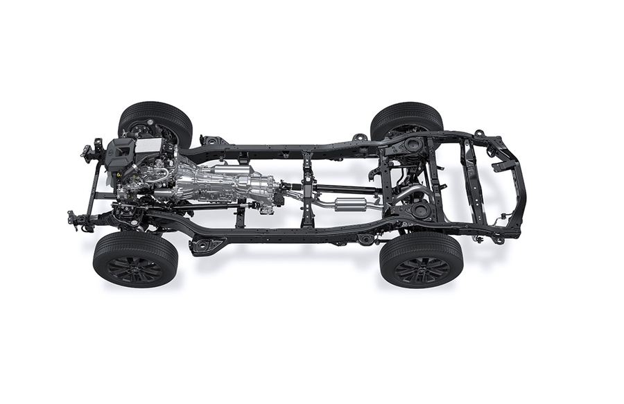 Excellent basic performance as an off-roader through adoption of the GA-F platform
With the same GA-F platform as the `300` series, the `250` series offers both off-road performance and ease of handling, including on-road driving, as a reliable and practical choice for customers.