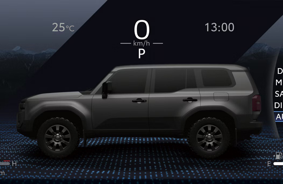 SDM adjusts the stabilizer for stability on-road and comfort off-road driving.