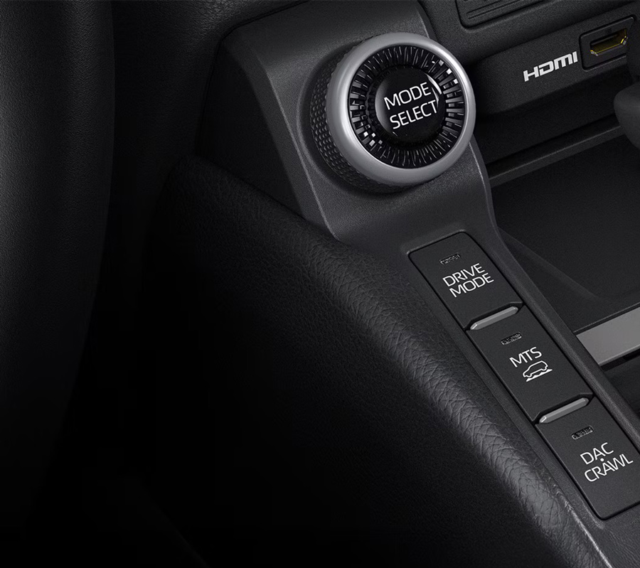 Five driving modes offer dynamic acceleration and comfortable driving options.