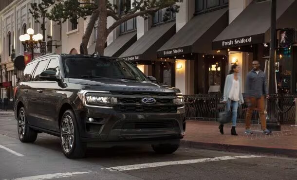 This feature, now available with the Ford Expedition, includes a camera mounted within the grille to monitor the road ahead to protect your SUV against harsh impacts caused by any road imperfections. The Suspension Road Preview firms up the suspension for an exhilarating driving experience and helps to avoid and adapt the suspension to any sudden changes like sensing approaching speed bumps.
