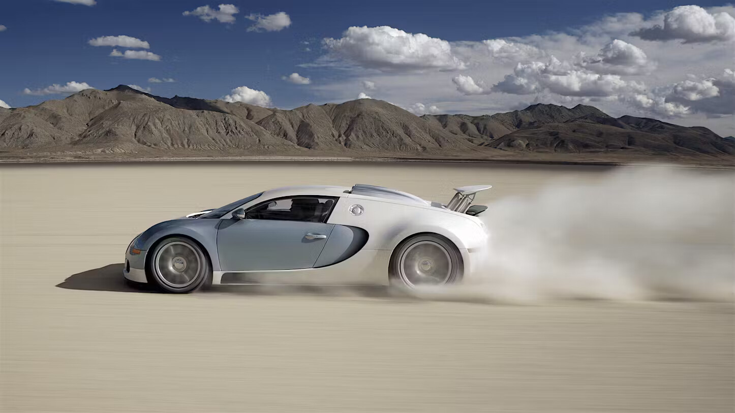 The VEYRON is the first–and the only–supercar to be developed and constructed with a series configuration that can master any driving scenario at any time.